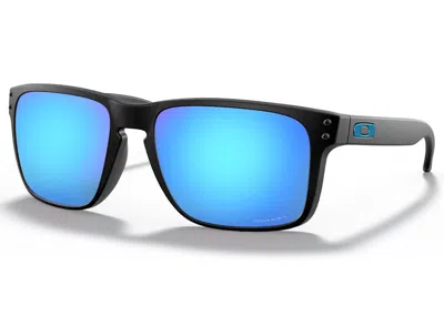 Pre-owned Oakley Men's  Holbrook Xl Sunglasses In Polished Black/prizm Sapphire (oo9417/0359) In Multi