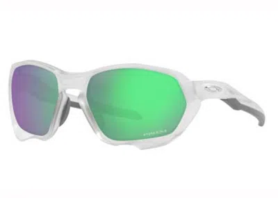 Pre-owned Oakley Men's  Plazma Sunglasses In Matte Clear (oo9019/16)
