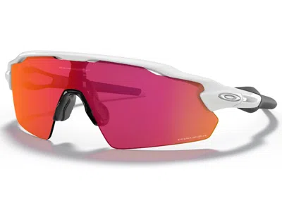 Pre-owned Oakley Men's  Radar Ev Pitch Sunglasses In Polished White/prizm Field (oo9211/04)