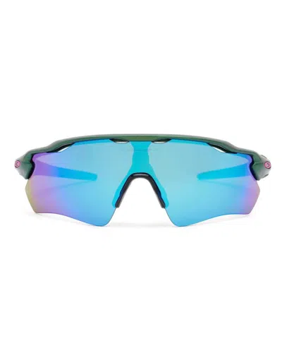 Pre-owned Oakley Men's  Sunglasses X Braind Dead Radar Ev Path In Green/prizm Sapphire In Multi