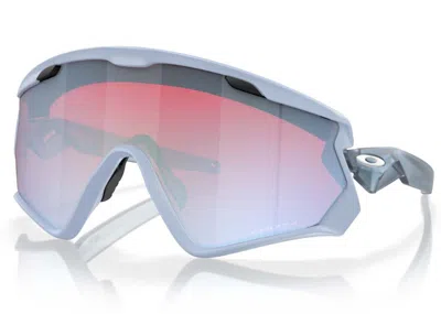 Pre-owned Oakley Men's  Wind Jacket 2.0 Sunglasses In Matte Trans Stonewash (oo9418/27)