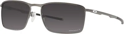 Pre-owned Oakley Men's Oo4106 Conductor 6 Aviator Sunglasses - Gunmetal/prizm Gray