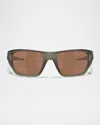 Oakley Men's Oo9486 Rectangular Sunglasses In Olive