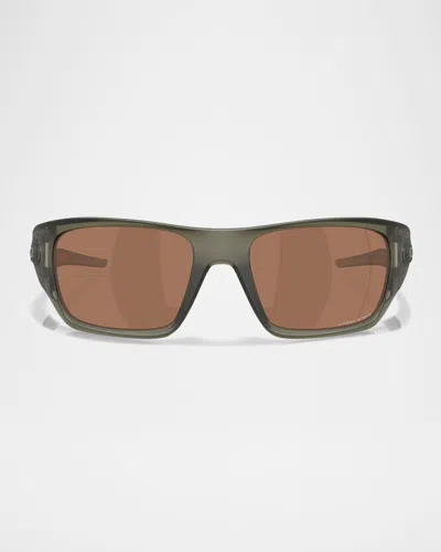 Oakley Men's Oo9486 Rectangular Sunglasses In Olive