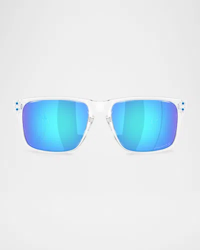 Oakley Men's Oo9487 Rectangular Sunglasses In Sapphire