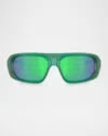 Oakley Men's Oo9491 Rectangular Sunglasses In Green