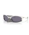 Oakley Men's Plantaris Seek Collection Sunglasses, Oo9437 In Matte Transparent Mist