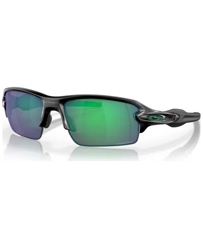 Oakley Men's Polarized Low Bridge Fit Sunglasses, Oo9271 Flak 2.0 61