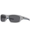 Oakley Men's Polarized Rectangle Valve Sunglasses, Oo9236 In Gray