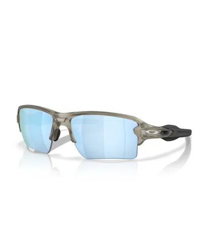 Oakley Men's Polarized Sunglasses, Flak 2.0 Xl Oo9188 In Matte Gray Ink