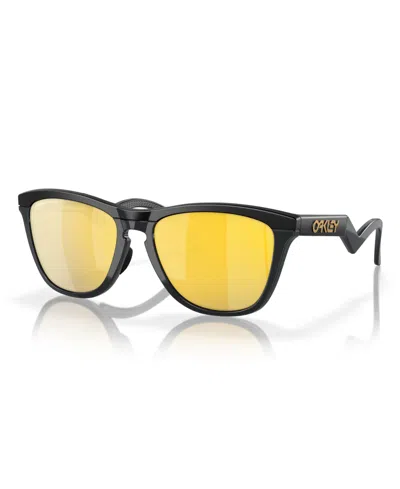 Oakley Men's Polarized Sunglasses, Frogskins Hybrid Oo9289 In Matte Black