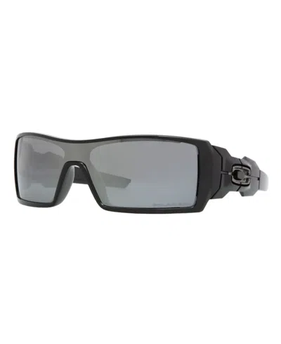 Oakley Men's Polarized Sunglasses, Oo9081 In Polished Black