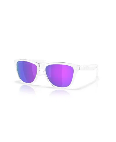 Oakley Mens Clear Oo9013 Frogskins O Matter™ Plutonite Square-frame Sunglasses In Polished Clear