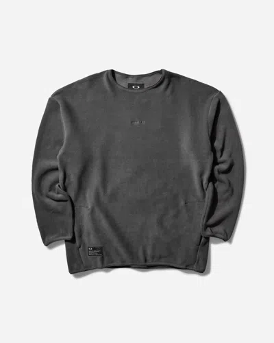 Oakley Men S F.g.l. Micro Fleece Crewneck Sweatshirt 1.7 Phantom In Black