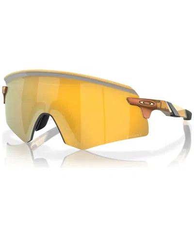Oakley Men's Sunglasses, Encoder Collection In Transparent Light Curry