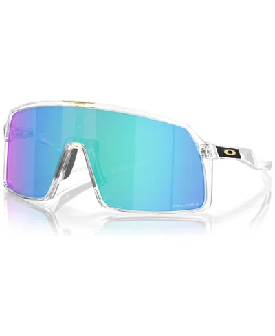 Oakley Men's Sutro Collection Sunglasses, Oo9406 In Clear,prism Sapphire