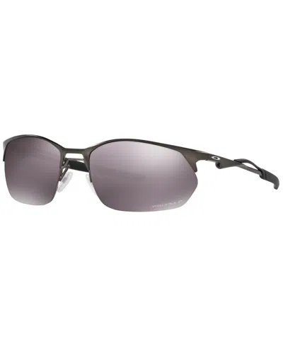 Oakley Wire Tap 2.0 Prizm Daily Polarized Rectangular Mens Sunglasses Oo4145 414505 60 In N/a