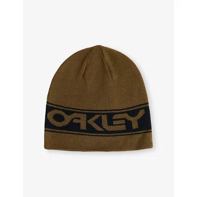 Oakley Mens Tnp Reversible Knitted Beanie Army Green