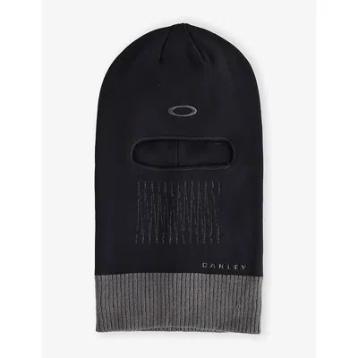 Oakley Mens Blackout Y2k 3-in-1 Ribbed Knitted Balaclava Beanie
