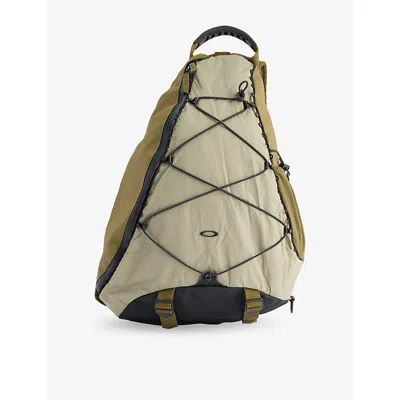 Oakley Mens Boulder Green Latitude Woven Sling Pack