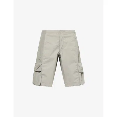 Oakley Mens Cement Reserve Patch-pocket Shell Cargo Shorts In Gray