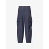Oakley Mens Graphite Reserve Regular-fit Cotton Blend Cargo Trousers In Blue