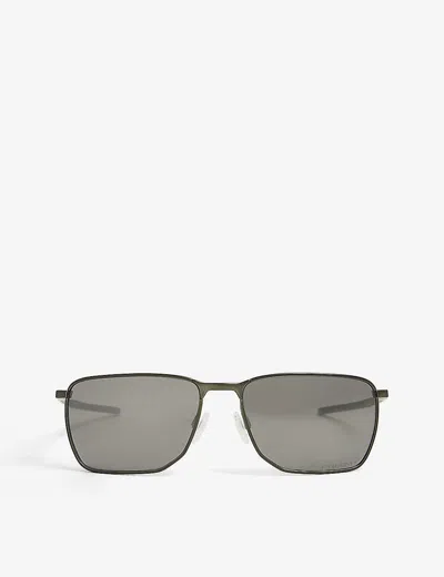 Oakley Ejector Prizm Black Rectangular Mens Sunglasses Oo4142 414203 58