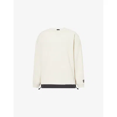Oakley Mens Mist Fgl Peak Brand-appliqué Knitted Sweatshirt