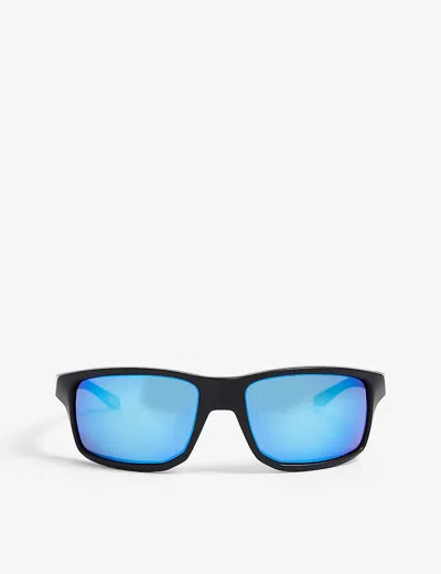 Oakley Oo9449-60 Gibston Rectangular-frame Sunglasses In Black