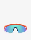 Oakley Mens Orange Oo9229 Hydra Shield Bio-matter® Sunglasses In Orange
