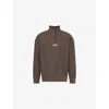 Oakley Mens Shadow Black New Retro Textured Knitted Jumper In Gray