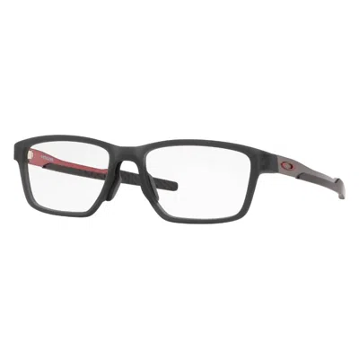 Oakley Metalink Demo Rectangular Men's Eyeglasses Ox8153 815305 57 In Black