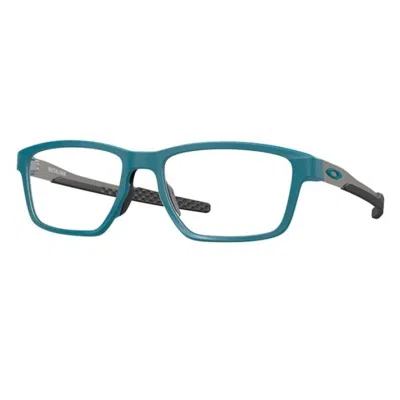 Oakley Metalink Demo Rectangular Men's Eyeglasses Ox8153 815312 53 In Blue
