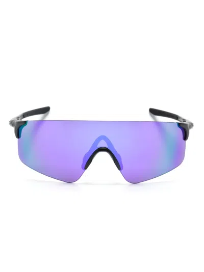 Oakley Mirrored-lenses Oversize-frame Sunglasses In Black