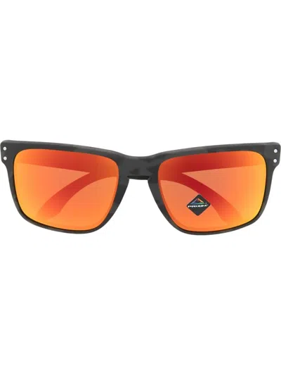 Oakley Mirrored Wayfarer-frame Sunglasses In Prizm Ruby Polarized