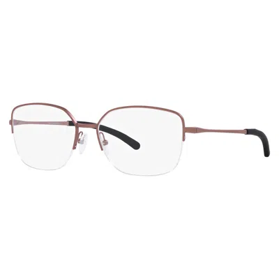 Oakley Moonglow Demo Rectangular Ladies Eyeglasses Ox3006 300602 55 In Brown