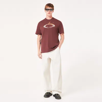 Oakley Mtl Solar Rail Tee In Grenache