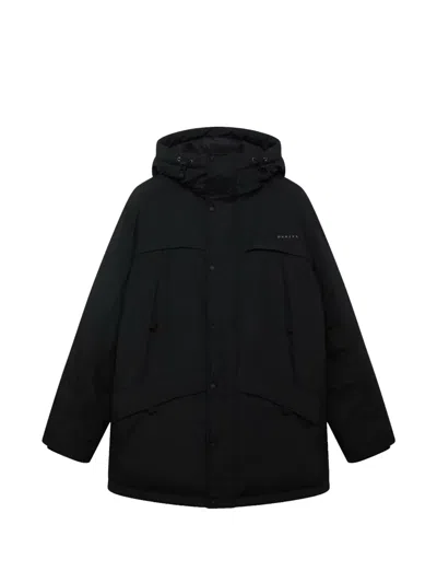 Oakley Mtn Ridge Hooded Parka In Black