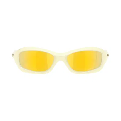 Pre-owned Oakley Muzm Fatcat 'cream/prizm 24k Polarized Lenses' | Men's Size Onesize