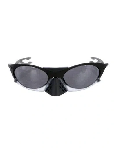 Pre-owned Oakley Narrow Tinted Sunglasses In Grey