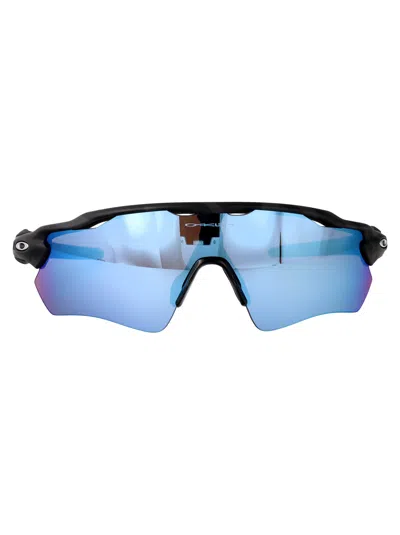 Oakley Nero Opaco Camouflage Rubber Sunglasses In Blue