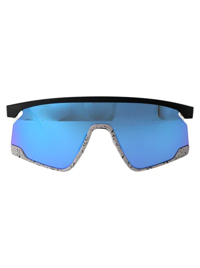 Oakley Nero Opaco Rubber Sunglasses In Blue