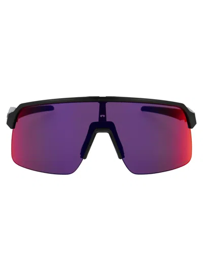 Oakley Nero Opaco Rubber Sunglasses In Purple