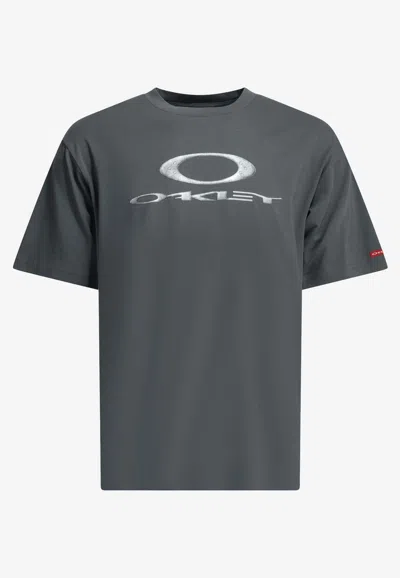 Oakley New Retro X-metal Crewneck T-shirt In Gray