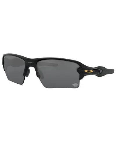 Oakley Nfl Collection Sunglasses, Jacksonville Jaguars Oo9188 59 Flak 2.0 Xl In Jax Matte Black,prizm Black