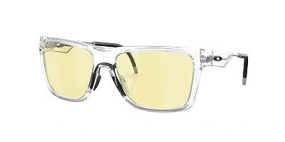 Pre-owned Oakley Nxtlvl Sunglasses, Polished Clear Frame, Prizm Gaming Lens In Yellow