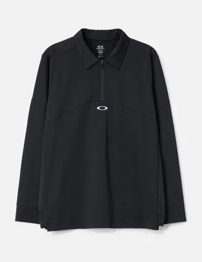 Oakley O-sync Pack Long Sleeve Undulate Shirt In Black