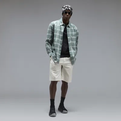 Oakley Oak Light Plaid Shirt In Green