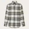 Oakley Oak Plaid Ls Shirt In Gray