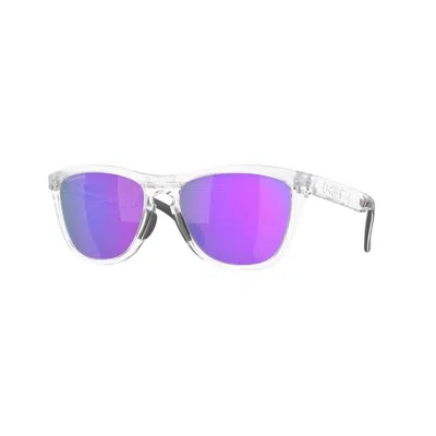 Oakley Man Sunglasses Oo9284 Frogskins™ Range In Prizm Violet